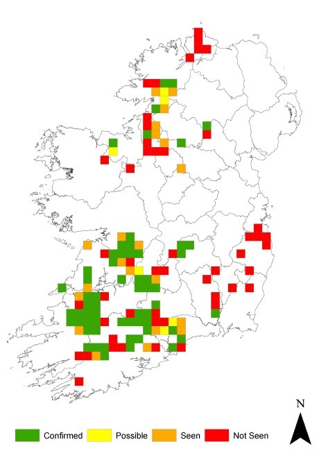 Hen Harrier Distribution in Ireland in 2005