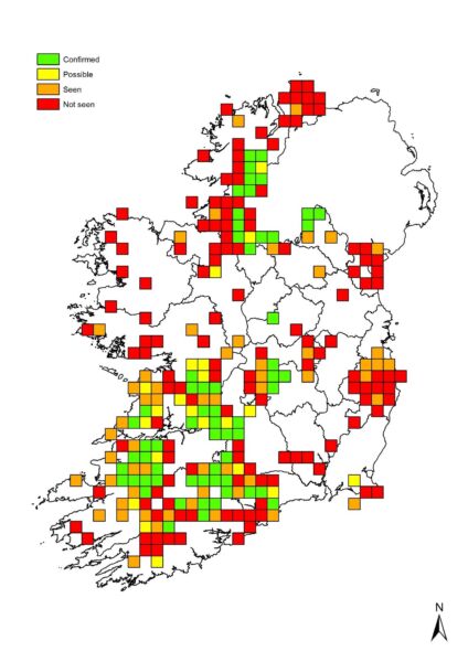 'Preliminary Hen Harrier Distribution in Ireland 2015: 26th May 2015